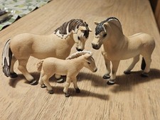 Schleich Fjord Pferde Familie von 2013 rar!
