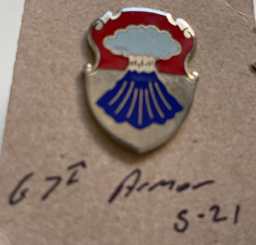 Army unit crest 67th armor - army,