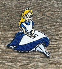Alice im Wunderland Patch Aufnäher Bügelbild Märchen Wonderland Kinderbuch