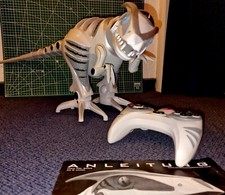 Original WowWee Roboraptor (8095) mit Fernbedienung und Handbuch in Top Zustand