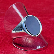 925er Silber + ONYX Herrenring