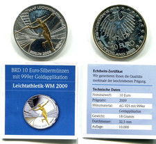 10 Euro BRD 2009 J  Silber
