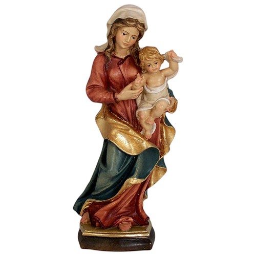 Holz figur madonna mit kind - figur,