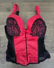 Corsage Korsett Rot Gr. 80D