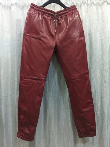 Herren leder dunkelrote - herren,