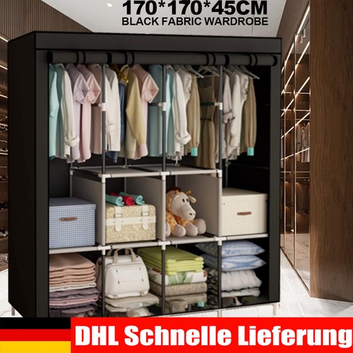 Mobiler stoffschrank textil - stoffschrank,