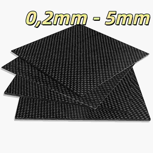 Carbon platte cfk 2mm - carbon,