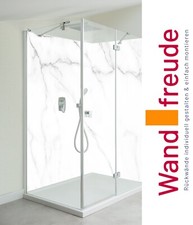 Duschrückwand Alu Carrara Marmor Duschrückwände Einzel Ecklösung Fliesenersatz
