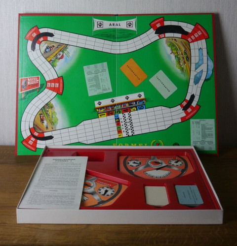 Altes brettspiel autorennen - brettspiel,