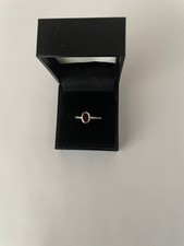 Ring Silber 925  mit rot/lila