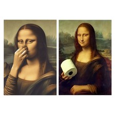 Mona Lisa Badezimmerkunst