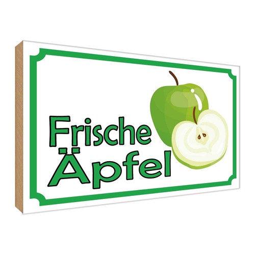Holzschild 30x40 frische - 30x40,