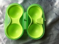 Tupperware Aufbewahrungsbox Transportbox Zwei-dabei grün Mini Twin zweidabei