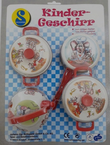 Blechspielzeug geschirr - ,