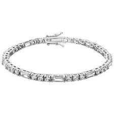 Damen Tennisarmband Baguette
