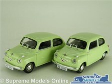 2 X SEAT FIAT 600 MODELLAUTO