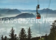 AK/Foto Luftseilbahn Weggis Rigi Kaltbad Aussicht vom Rigi Berner Alpen (7109)