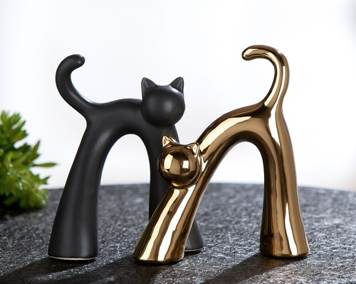 Gilde katzen paar wavy - "wavy", 2tlg