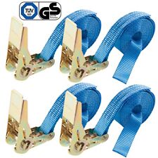 4x Spanngurte Zurrgurte mit Rasche Ratschenspanngurte 4 m, 800 kg 25 mm