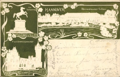 Präge hannover - ak,