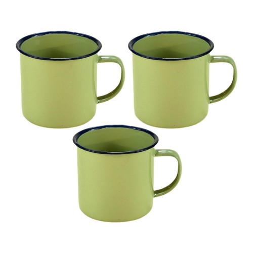 Stück emaille kaffeetassen - 3,