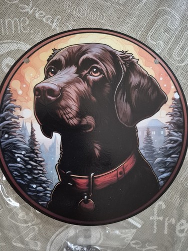 Schild hund labrador neu 15cm - schild,
