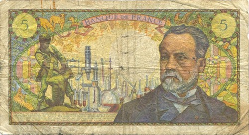 Frankreich banknote francs - frankreich,, 5