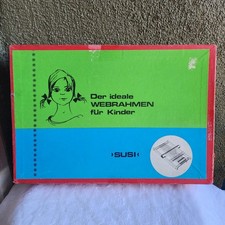 Vtg Wooden Weaving Loom Toy