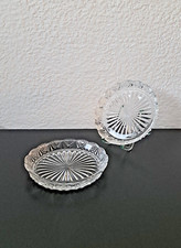 2 Glasuntersetzer Vintage