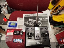 Graupner MC 16/20 Computeranlage kompl. mit  9 Kanal Empfänger, Servo, Akkus