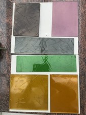 Echtglas Strukturgl 3 mm durchgefärbt – verschiedene Farben – Bastelglas Tiffany