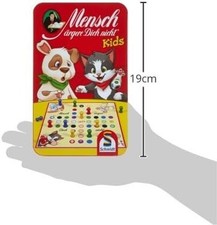 Schmidt Spiele 51273 Mensch ärgere Dich Nicht Kids Spiele-Klassiker Metalldose