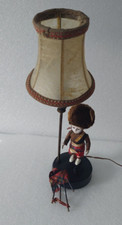Tischlampe Vintage schottischer Dudelsackspieler im Kilt Höhe ca. 35cm gebraucht