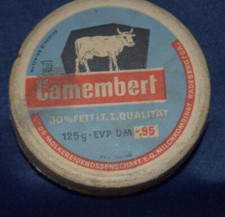 Leerverpackung Pappe 50/60er Jahre DDR-CAMEMBERT-Milchkombinat Radeberg 