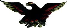 Aufkleber Adler schwarz/rot/gold 310 x 210 mm  Sticker Tattoo Auto