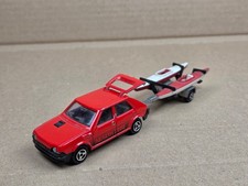 Majorette 239 Fiat Ritmo kanu Trailer Anhänger boot kayak canoe 21170 tandem rot