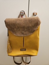 Damen Rucksack Gelb Neu