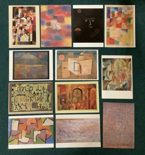 Postkarten paul klee - 12, postkarten,
