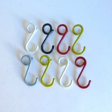 8 BUNTE HAKEN FÜR STRING