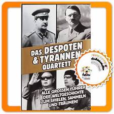 Tyrannen & Despoten Quartett - Diktatoren Kartenspiel 32 Spielkarten 3 Editionen