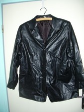 Kurzmantel Damen Kunstleder