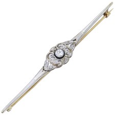 Brosche Altschliff Diamant