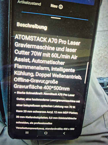 Atomstack a70 pro - a70, laser