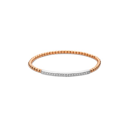 Armband rot weißgold - 18, rot-/weißgold