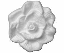 3D Wandtattoo Rose 4 Stück Wanddeko Blume Polystyrol Flower Ornament Relief