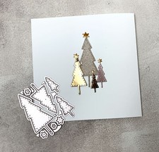 Stanzschablone Tanne