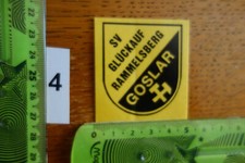 Alter Aufkleber Sportverein SV GLÜCKAUF RAMMELSBERG GOSLAR