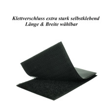 Klettband selbstklebend Extra Stark Klettverschluss Doppelseitig Breit