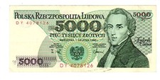Polen POLEN Banknote 5000