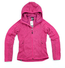 Adidas Terrex Damen Winter Strickjacke Fleece Jacke Wandern Skijacke Hoodie pink